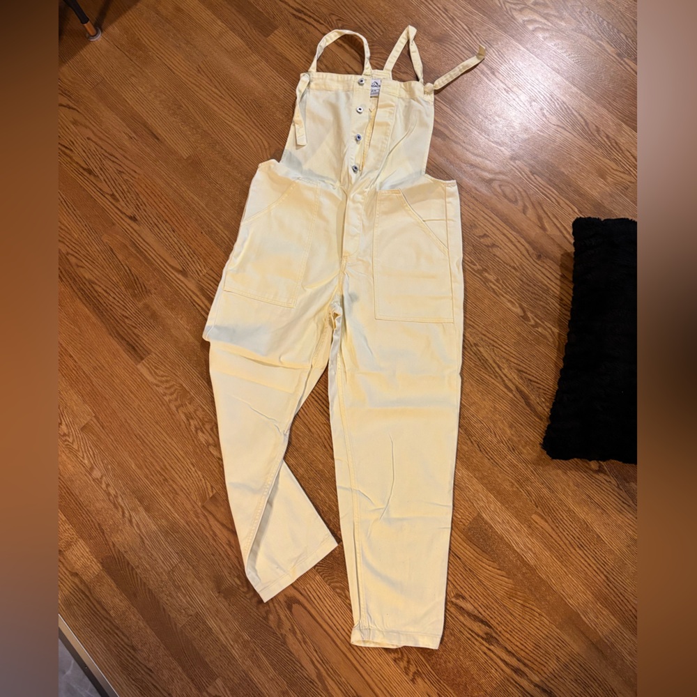 Jordache Pale Yellow Overalls